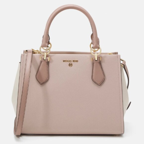 Michael Kors Marilyn Satchel Small Light Pink - Picture 1 of 11